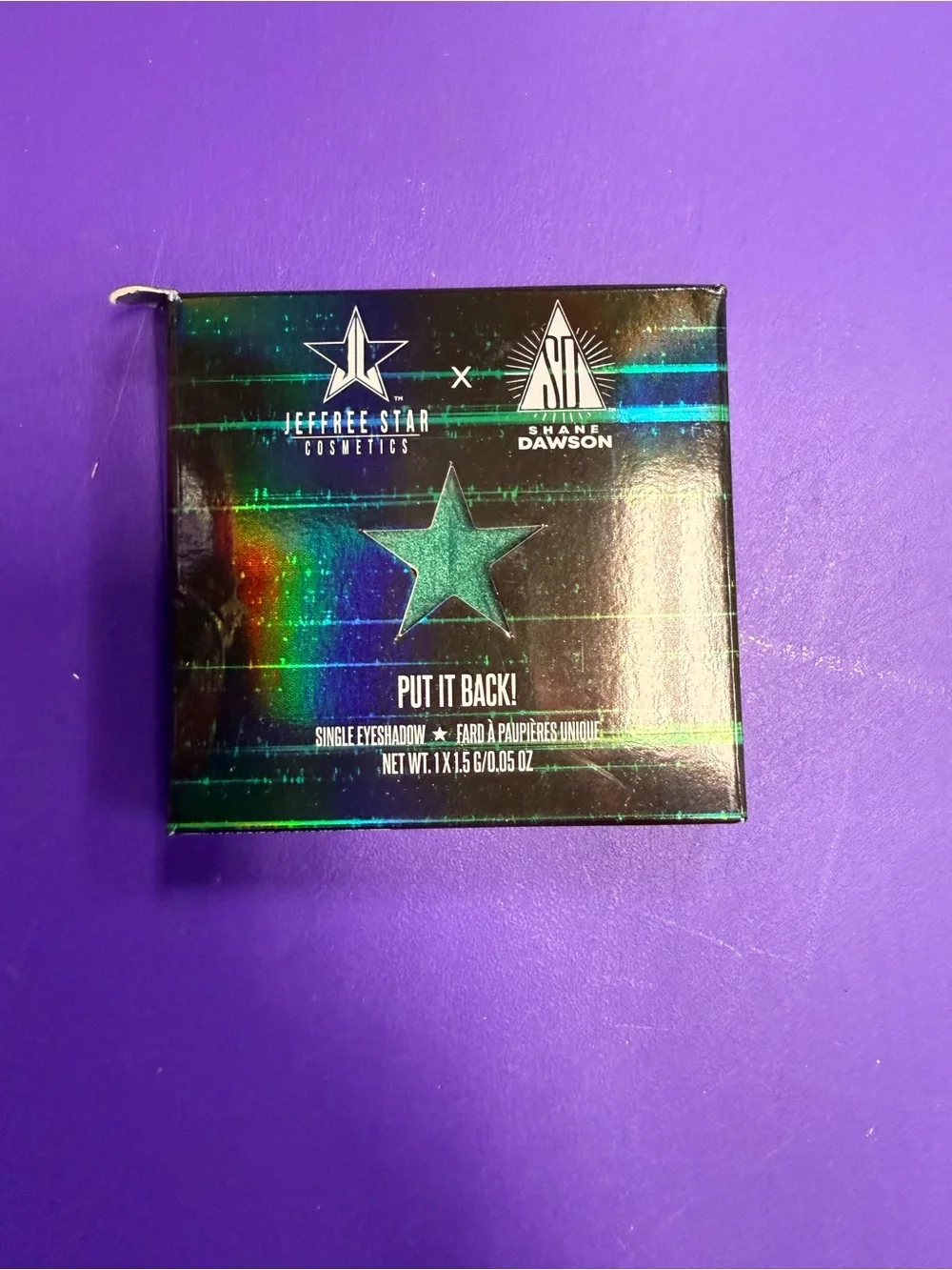 Jeffree Star 'Put It Back!' Single Eyeshadow - Teal Green